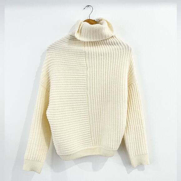 Ministry of Style Wool Blend Drape Knit Sweater Size 2 oversized - Picture 1 of 7